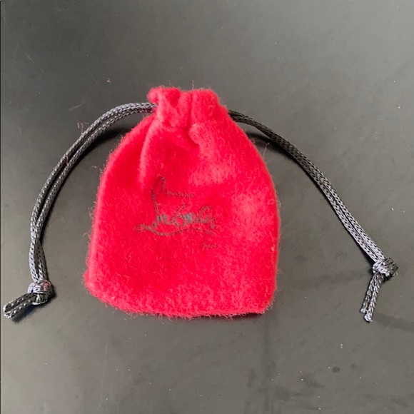 Christian Louboutin Red Pouch & Heel Tips - Picture 2 of 5